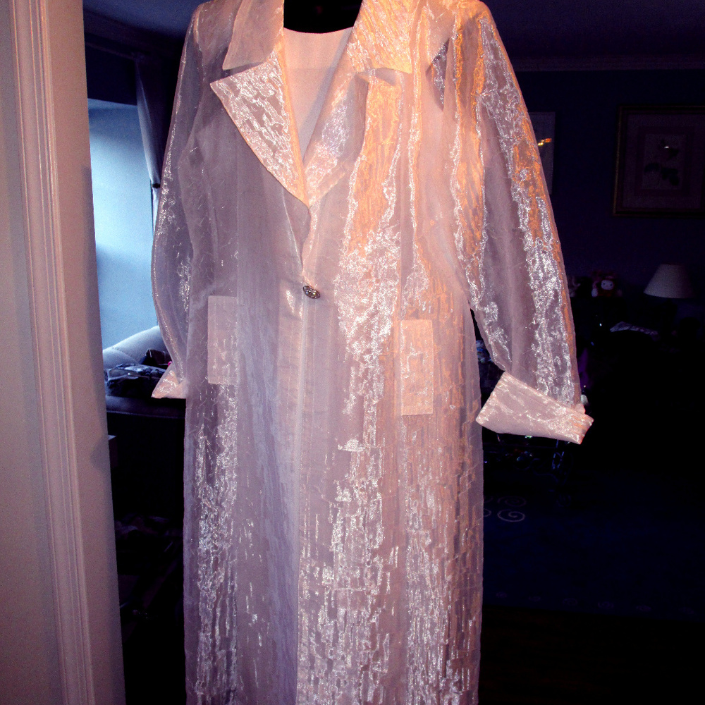 Fancy white gown